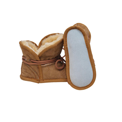 Krznene papuče za bebe - prirodno krzno