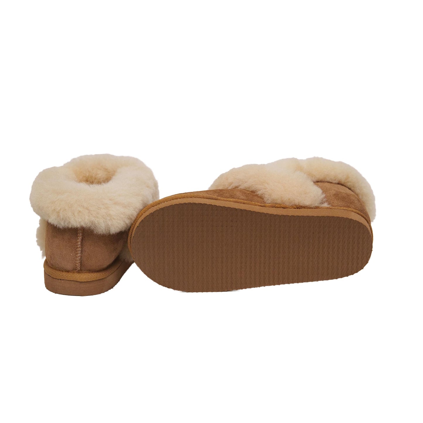Dječije krznene papuče - prirodno krzno 