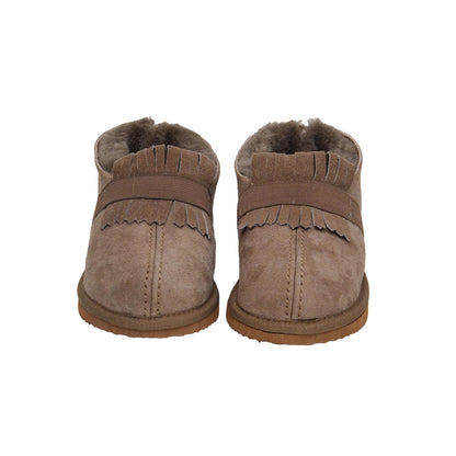 Dječije krznene papuče - prirodno krzno 