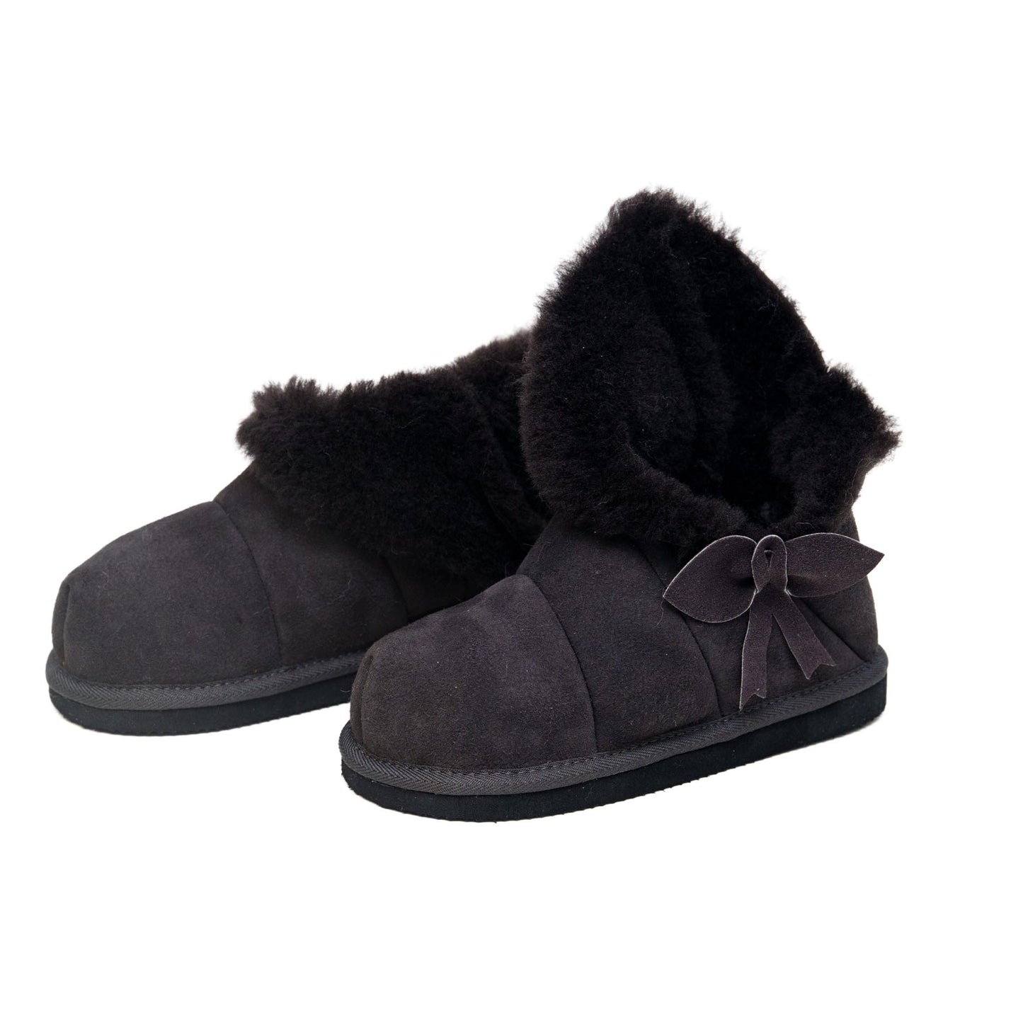 Dječije krznene papuče - prirodno krzno 