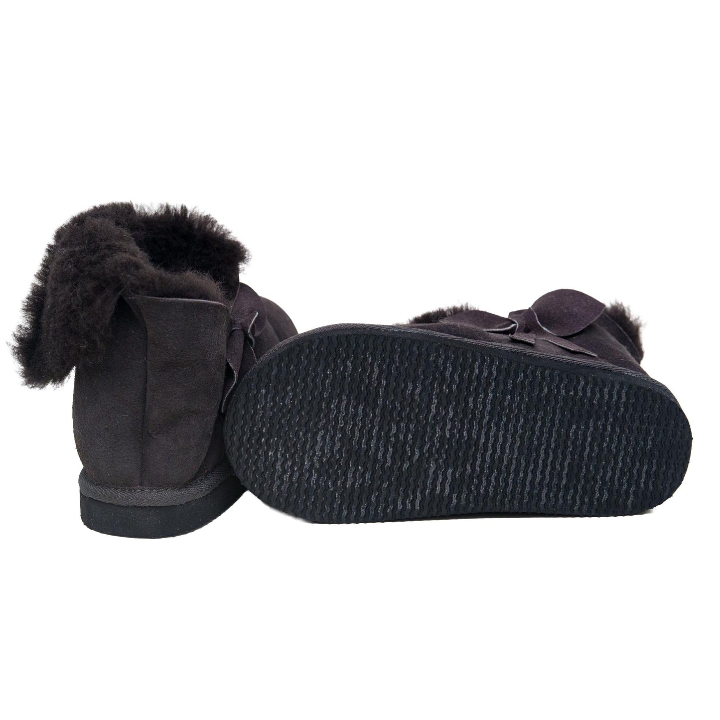 Dječije krznene papuče - prirodno krzno 