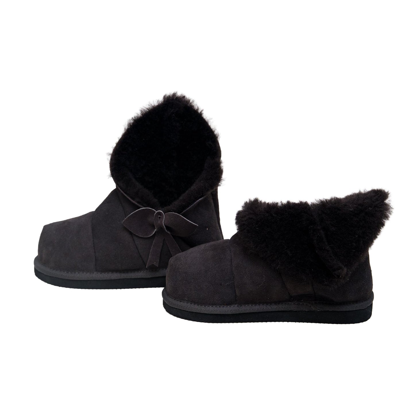 Dječije krznene papuče - prirodno krzno 