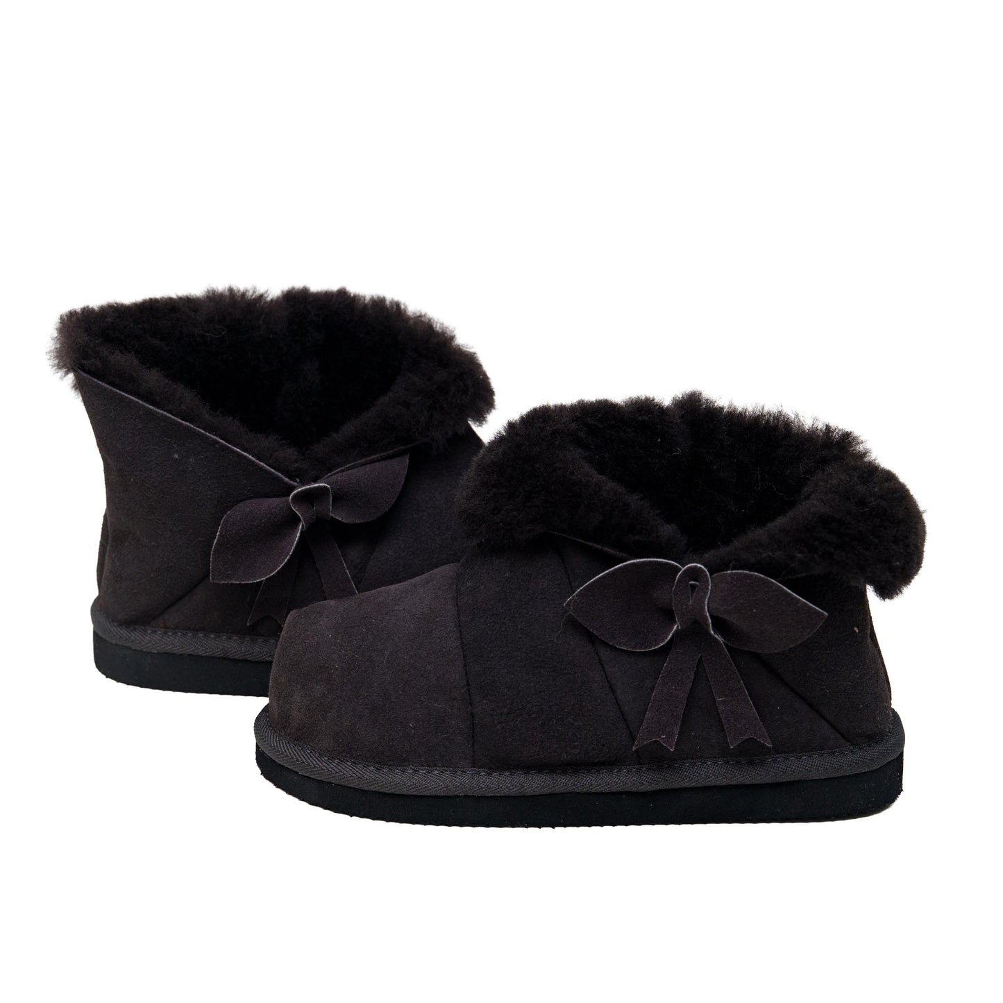 Dječije krznene papuče - prirodno krzno 