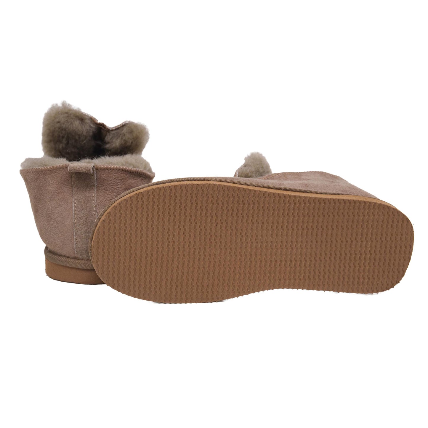 Muške krznene papuče - prirodno krzno