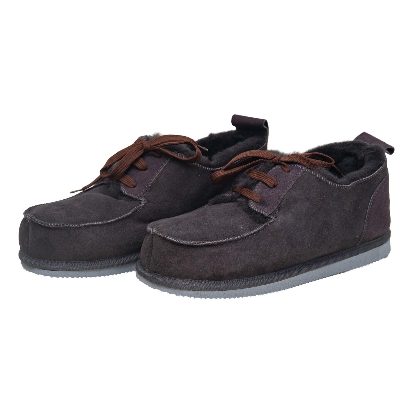 Muške krznene papuče - prirodno krzno