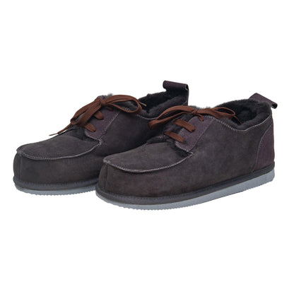 Muške krznene papuče - prirodno krzno