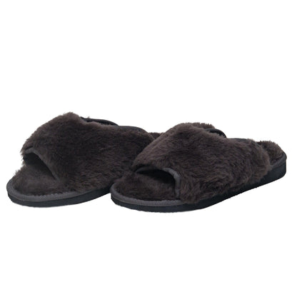 Ženske krznene papuče - prirodno krzno