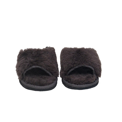 Ženske krznene papuče - prirodno krzno