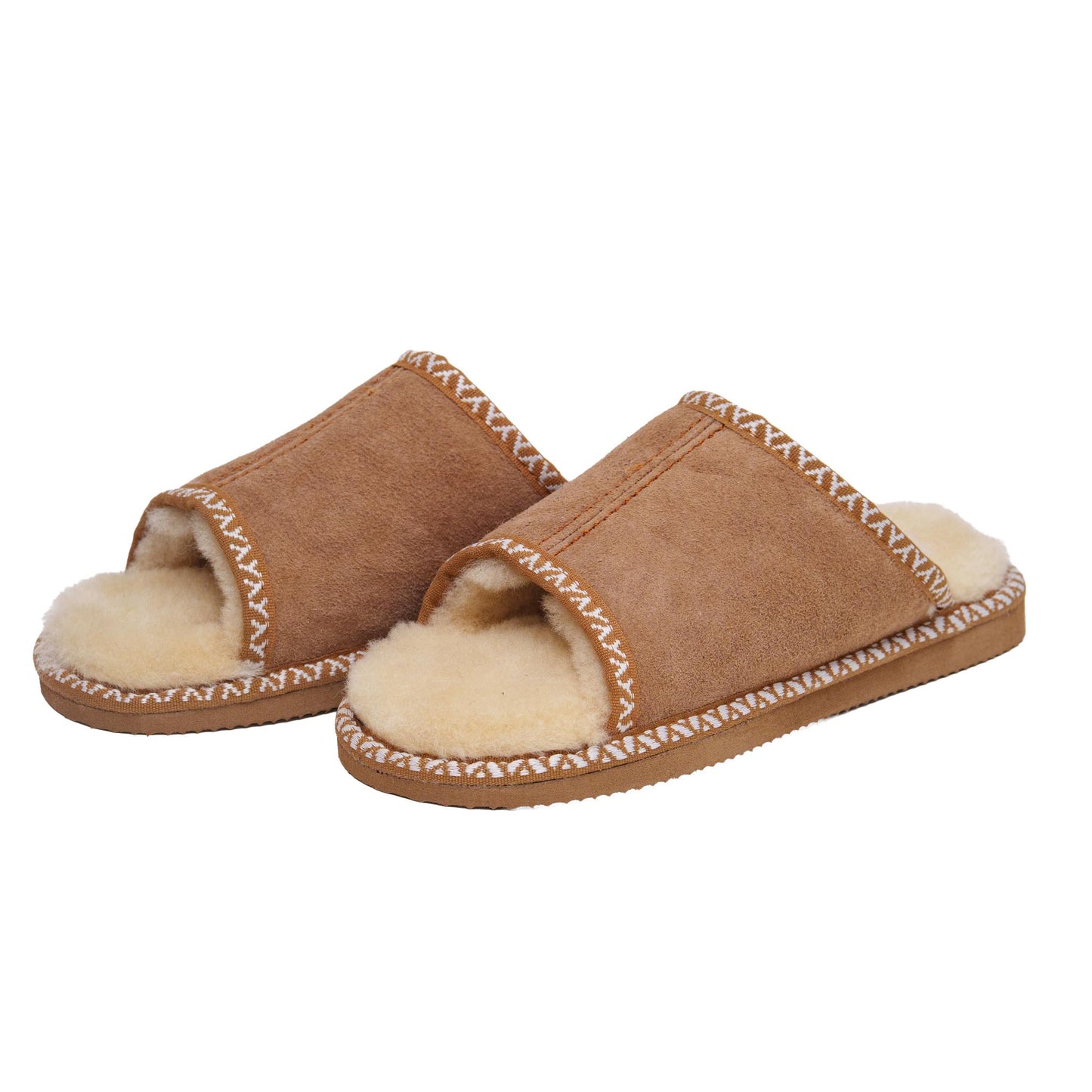 Ženske krznene papuče - prirodno krzno