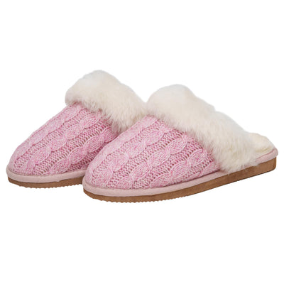 Ženske krznene papuče - prirodno krzno